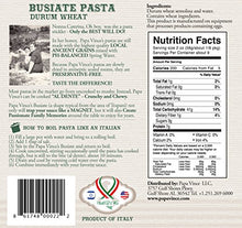 Load image into Gallery viewer, Artisan Whole Grain Durum Wheat Busiate Pasta - 4 x 500gr