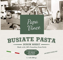Load image into Gallery viewer, Artisan Whole Grain Durum Wheat Busiate Pasta - 2 x 500gr
