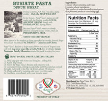 Load image into Gallery viewer, Artisan Whole Grain Durum Wheat Busiate Pasta - 2 x 500gr
