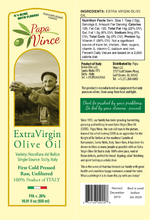 Load image into Gallery viewer, Single-Sourced, Unrefined, Cold-Pressed Extra Virgin Sicilian Olive Oil -90ml
