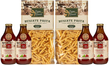 Load image into Gallery viewer, Pasta Lover Gift Pack -  2 x 500gr whole grain Durum Busiate and 4x333ml Cherry Tomato Sauce
