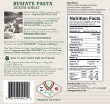 Load image into Gallery viewer, Artisan Whole Grain Durum Wheat Busiate Pasta - 4 x 500gr
