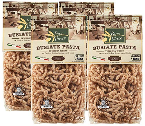 Artisan, Sicilian Whole Grain Tumminia (Whole Wheat) Pasta - 4 x 500gr